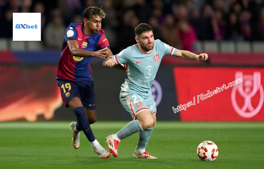 Trận cầu kịch tính Barcelona hòa 4-4 với Atlético Madrid tại bán kết Cúp Nhà Vua